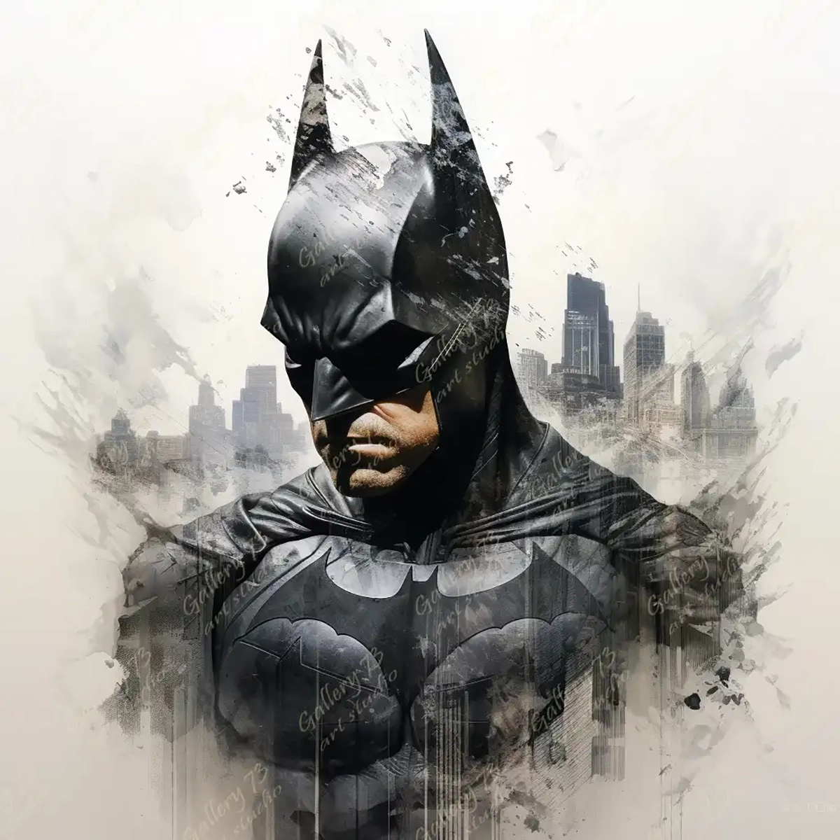 Batman, a digital artwork by Dennis R. Ling
