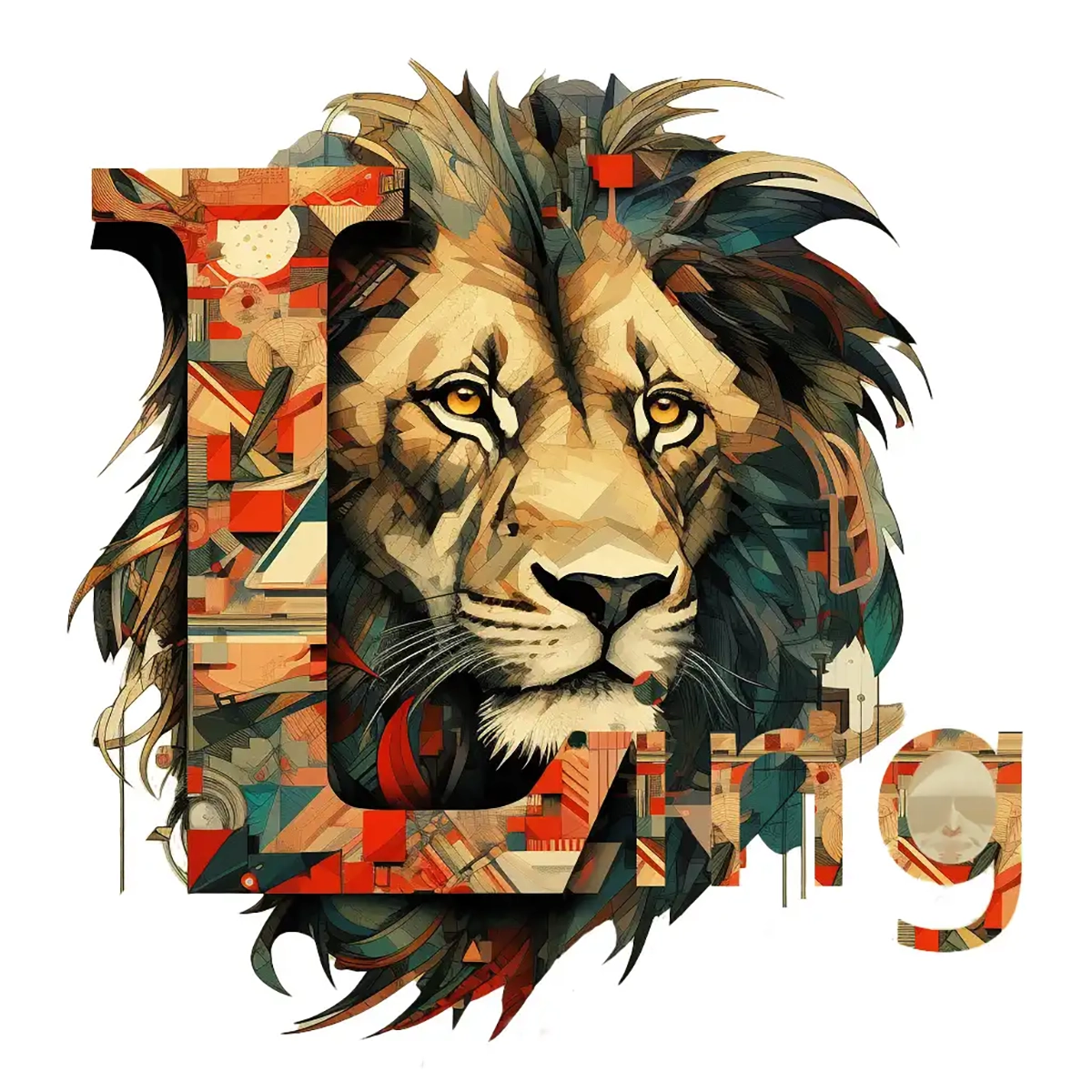 "Lion Ling” Photoshop – Private Collection by Dennis R. Ling