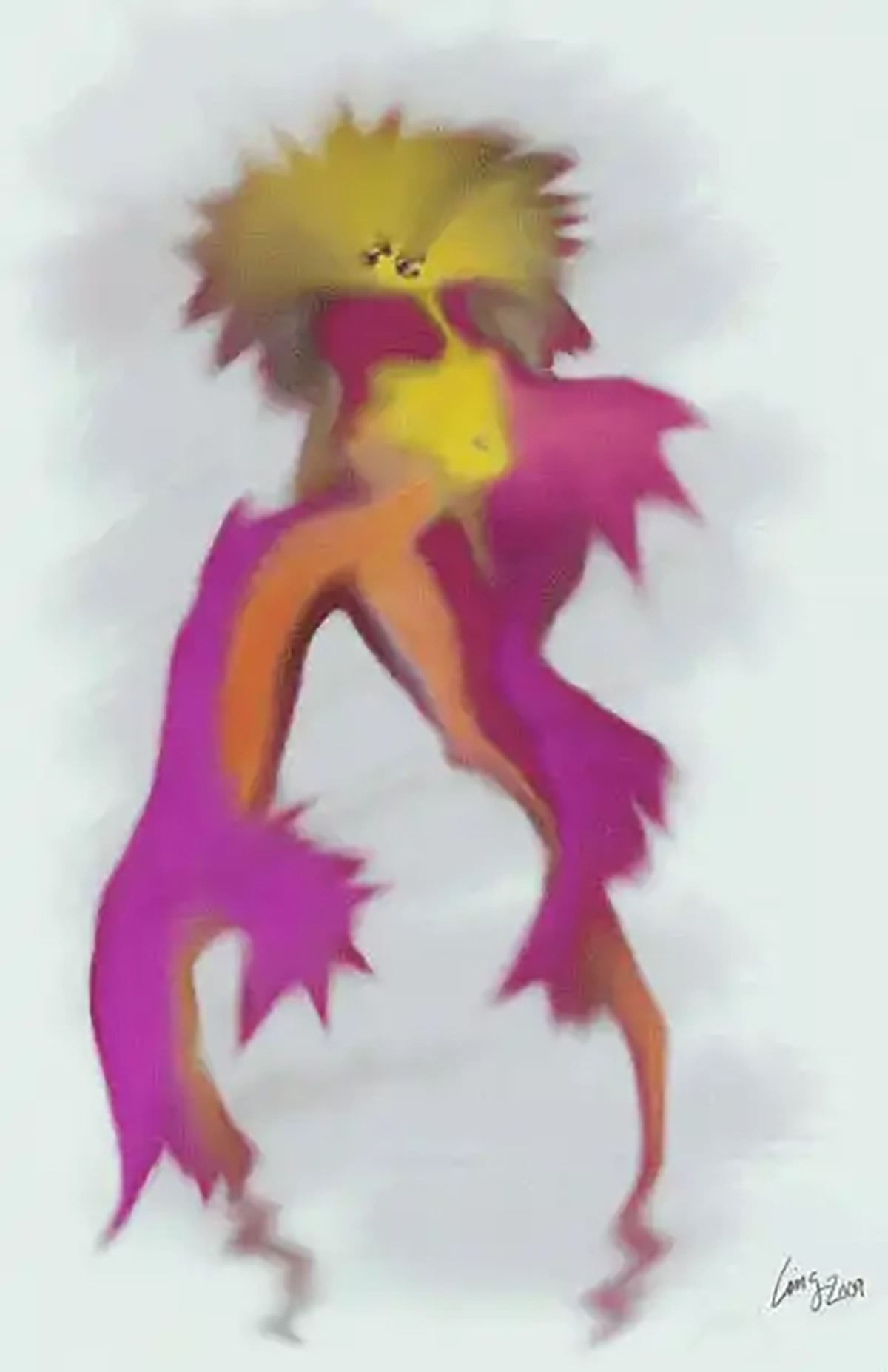 Ms. Magenta, a digital artwork by Dennis R. Ling - Gallery 73