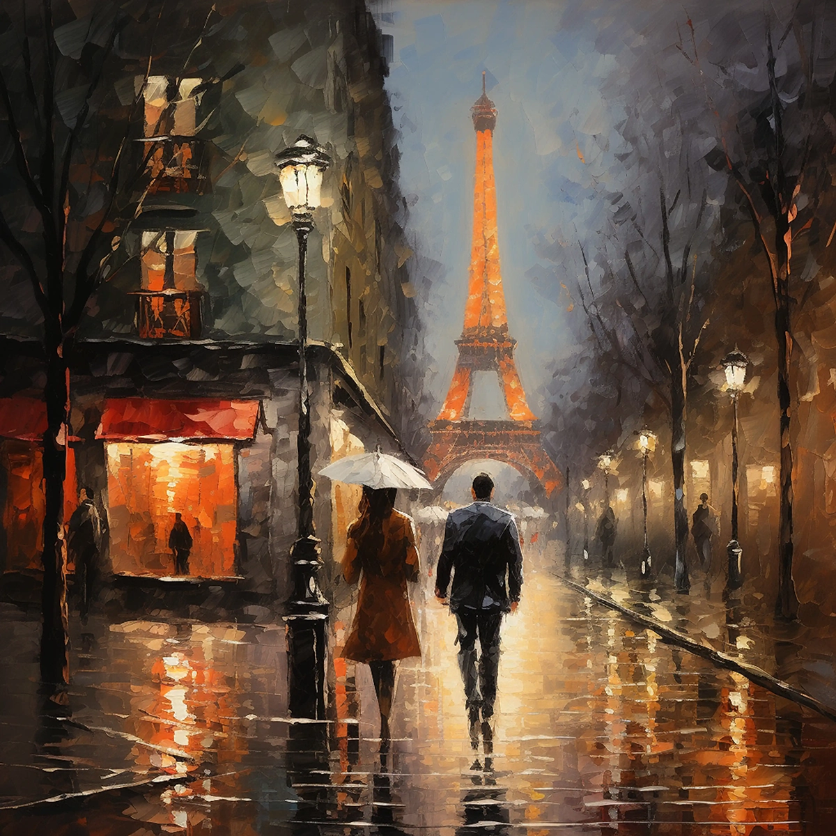 Springtime in Paris, a digital artwork by Dennis R. Ling - Gallery 73