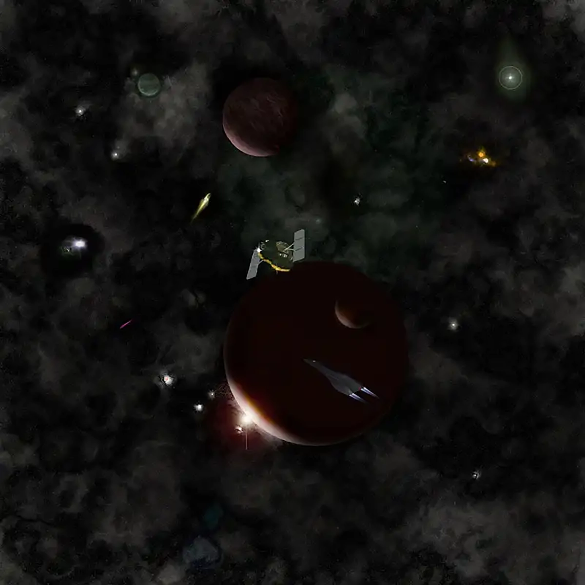 The Red Planet, a digital artwork by Dennis R. Ling - Gallery 73