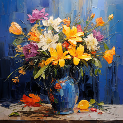 Blue Vase 3