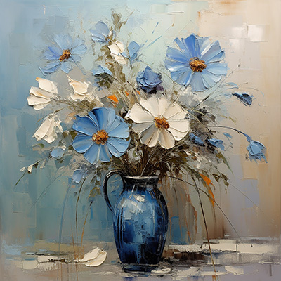 Blue Vase 5