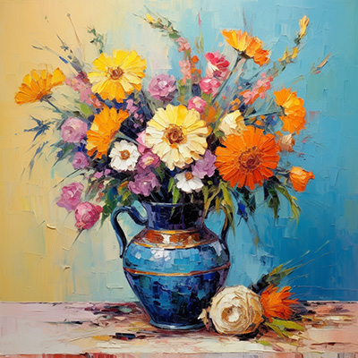 Blue Vase 6
