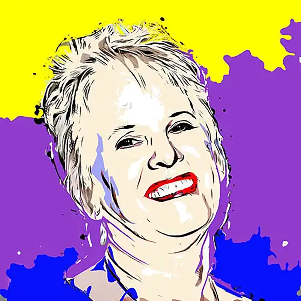 Kathy, an original acrylic artwork by Dennis R. Ling - Gallery 73