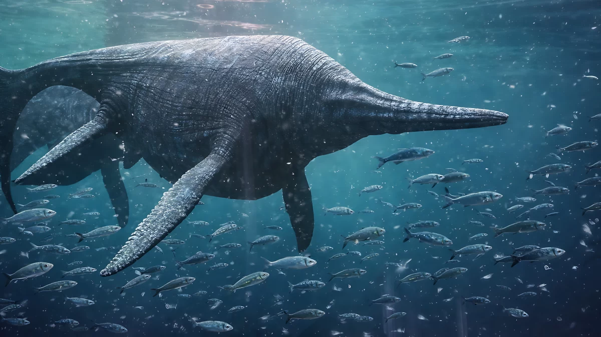 Ichthyosaurs � Dinosaurs wallpaper by Dennis R. Ling