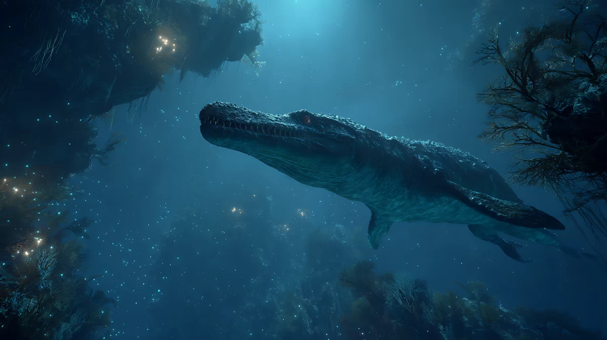 Mosasaurus 1 � Dinosaurs wallpaper by Dennis R. Ling