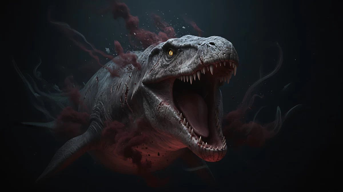 Mosasaurus 2 � Dinosaurs wallpaper by Dennis R. Ling