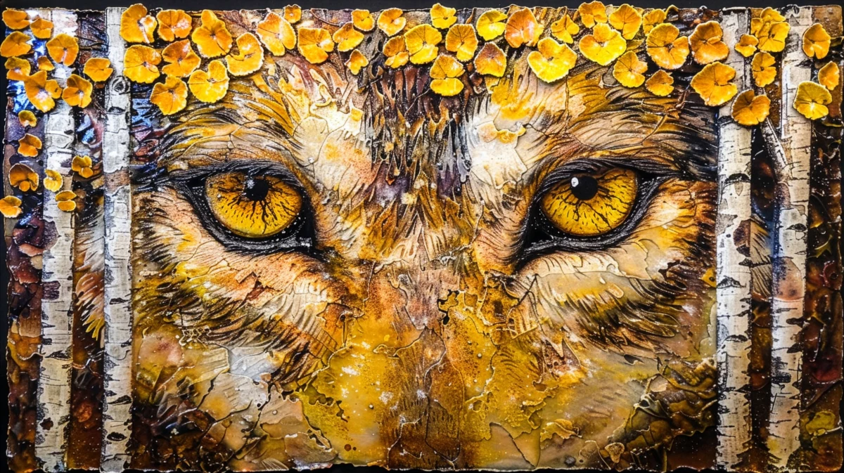 Eyes Of The Wolf � Fantasy wallpaper by Dennis R. Ling