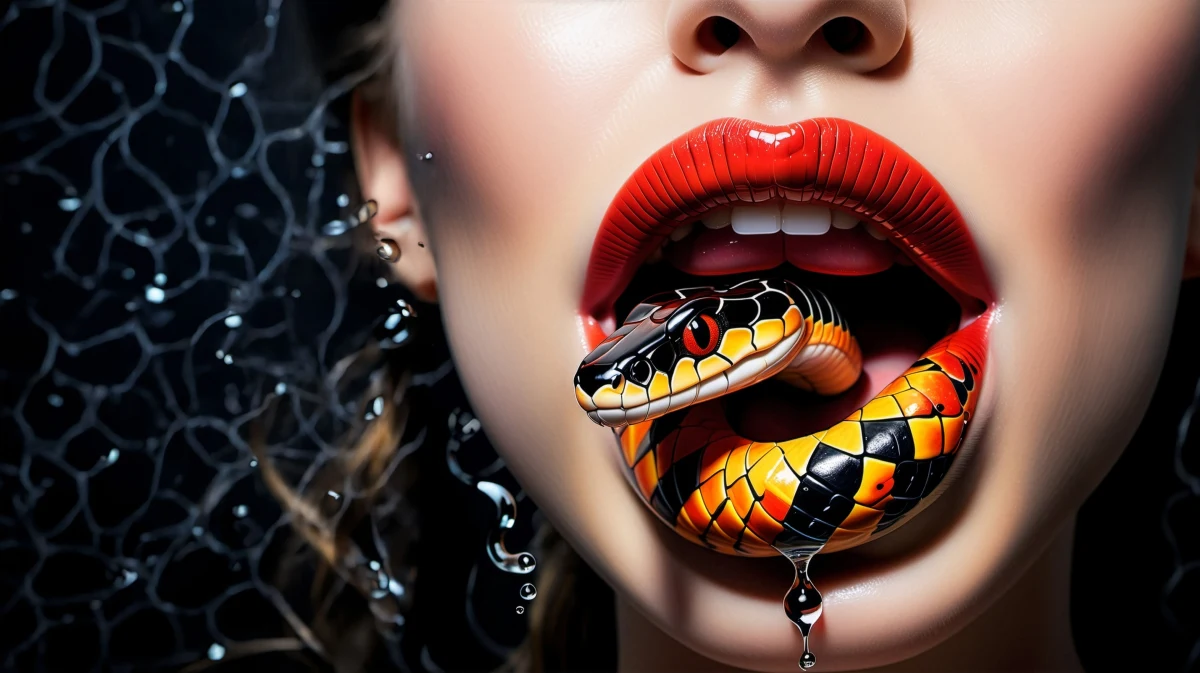 Snake Tounge � Fantasy wallpaper by Dennis R. Ling