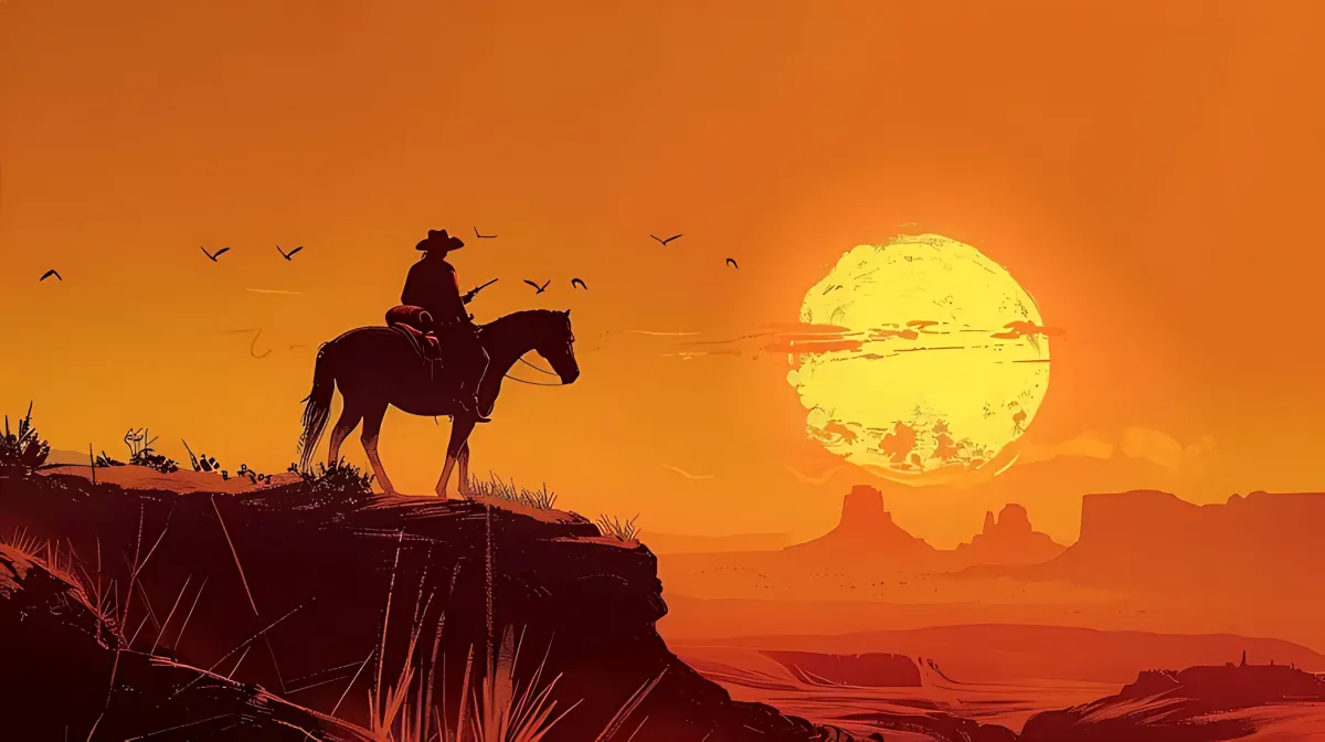 Cowboy � Landscape wallpaper by Dennis R. Ling