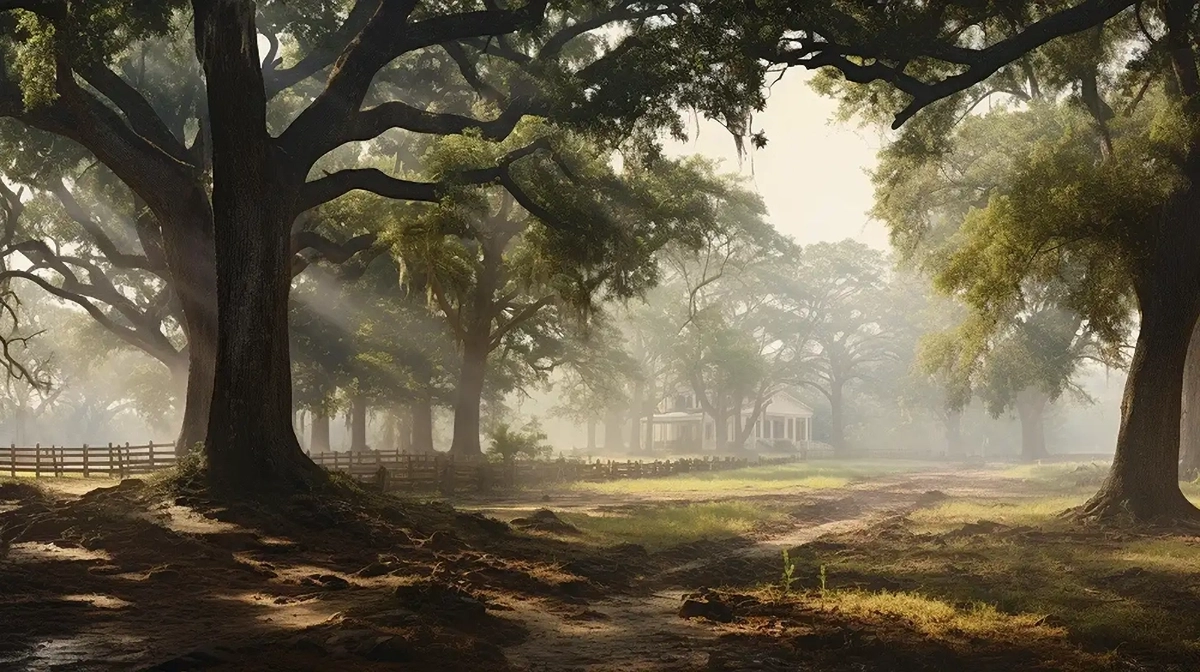 Landscape12 Oaks � Landscape wallpaper by Dennis R. Ling