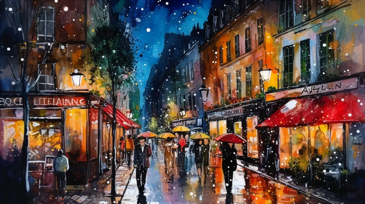 Paris Street � Landscape wallpaper by Dennis R. Ling