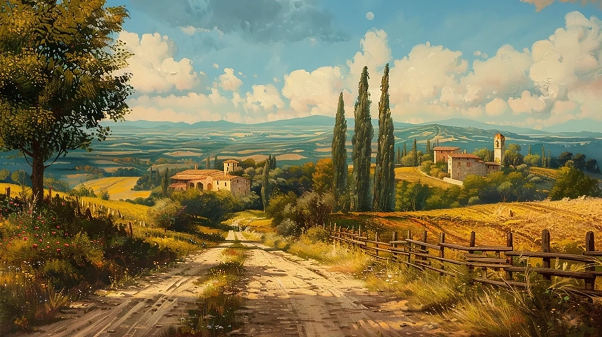 Tuscany � Landscape wallpaper by Dennis R. Ling