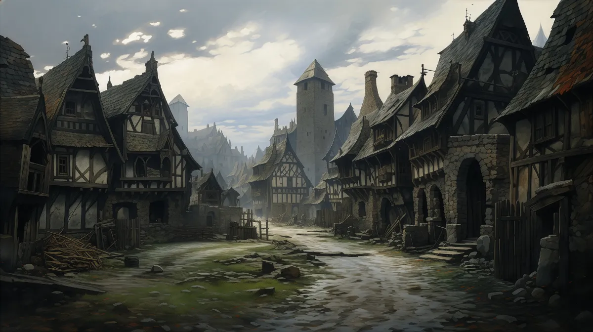 Village4 � Landscape wallpaper by Dennis R. Ling
