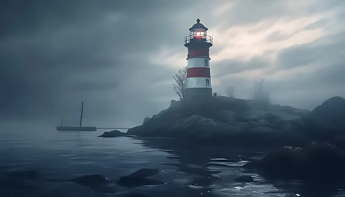 Evening � Lighthouse wallpaper by Dennis R. Ling