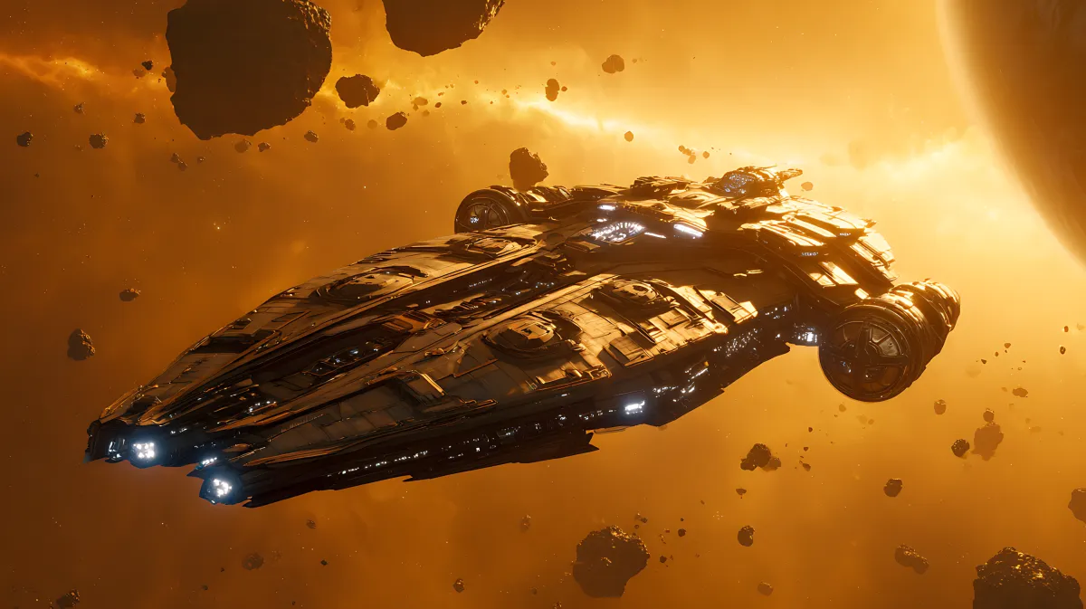 Colossal Starship2 � Sci Fi wallpaper by Dennis R. Ling