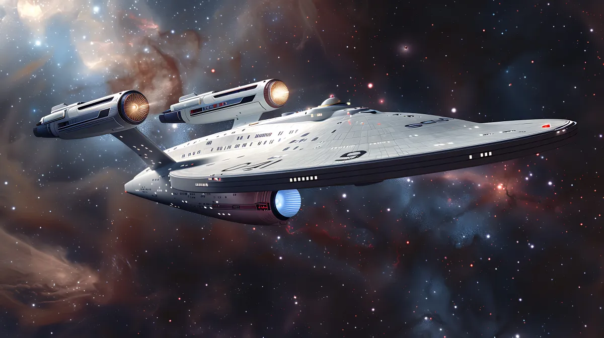 Enterprise B � Sci Fi wallpaper by Dennis R. Ling