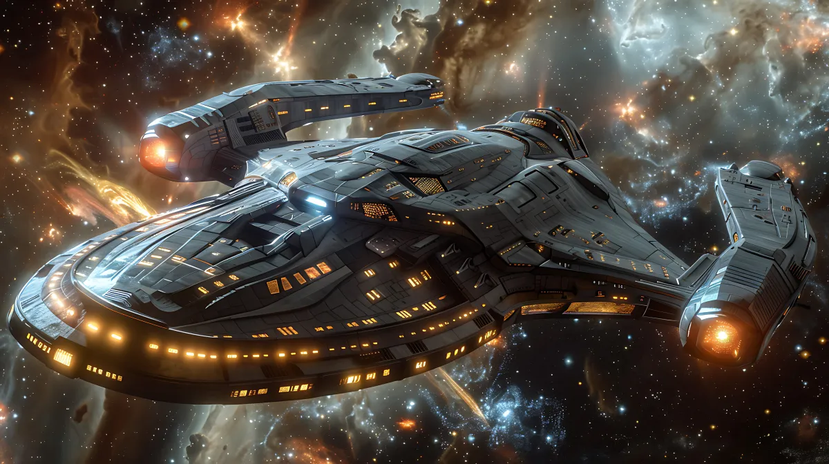 Enterprise D � Sci Fi wallpaper by Dennis R. Ling