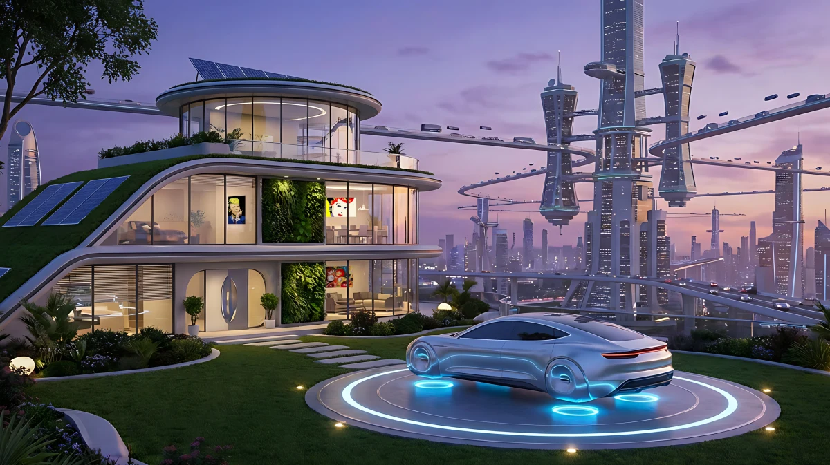 Future Home � Sci Fi wallpaper by Dennis R. Ling