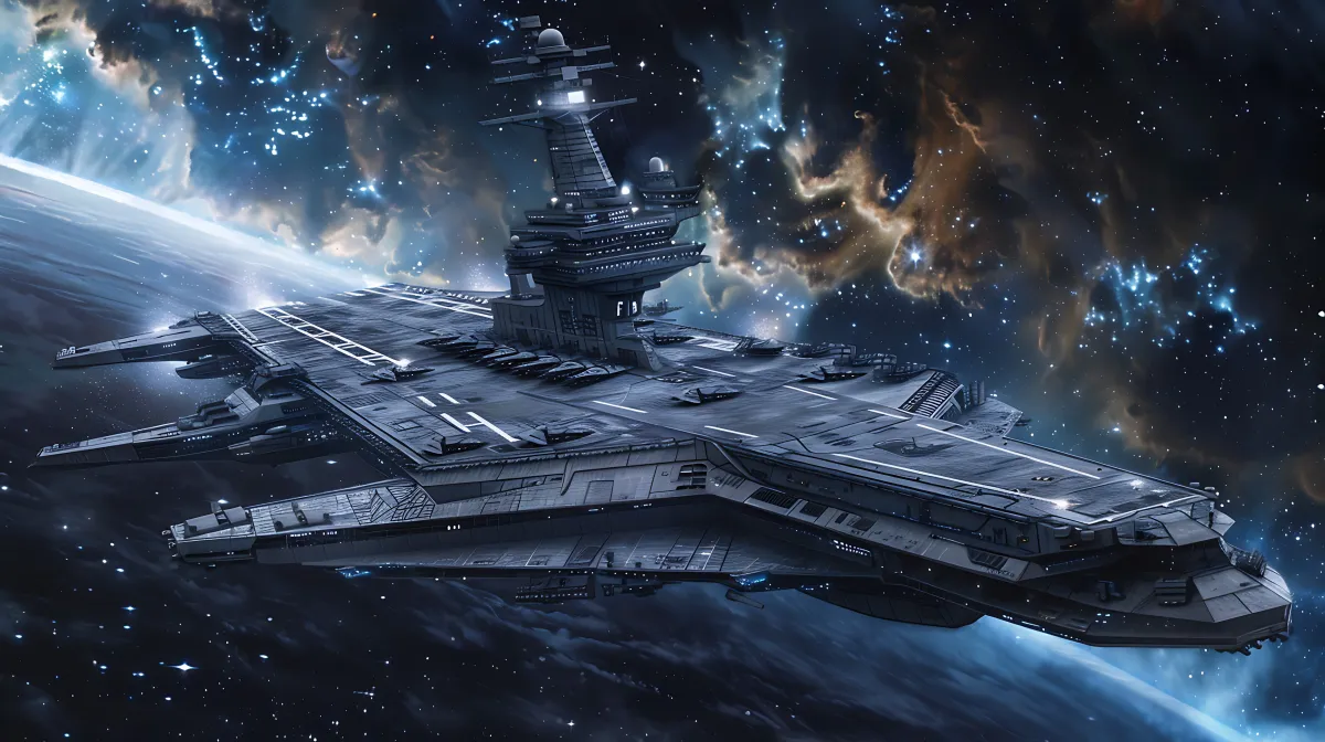 Uss Ford 2 � Sci Fi wallpaper by Dennis R. Ling