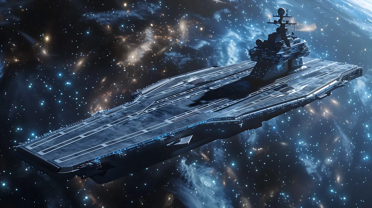 Uss Ford � Sci Fi wallpaper by Dennis R. Ling