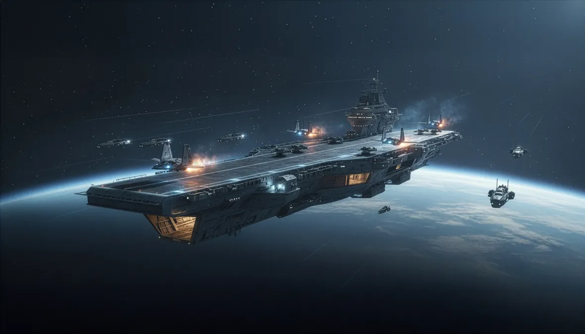 Uss Ling � Sci Fi wallpaper by Dennis R. Ling