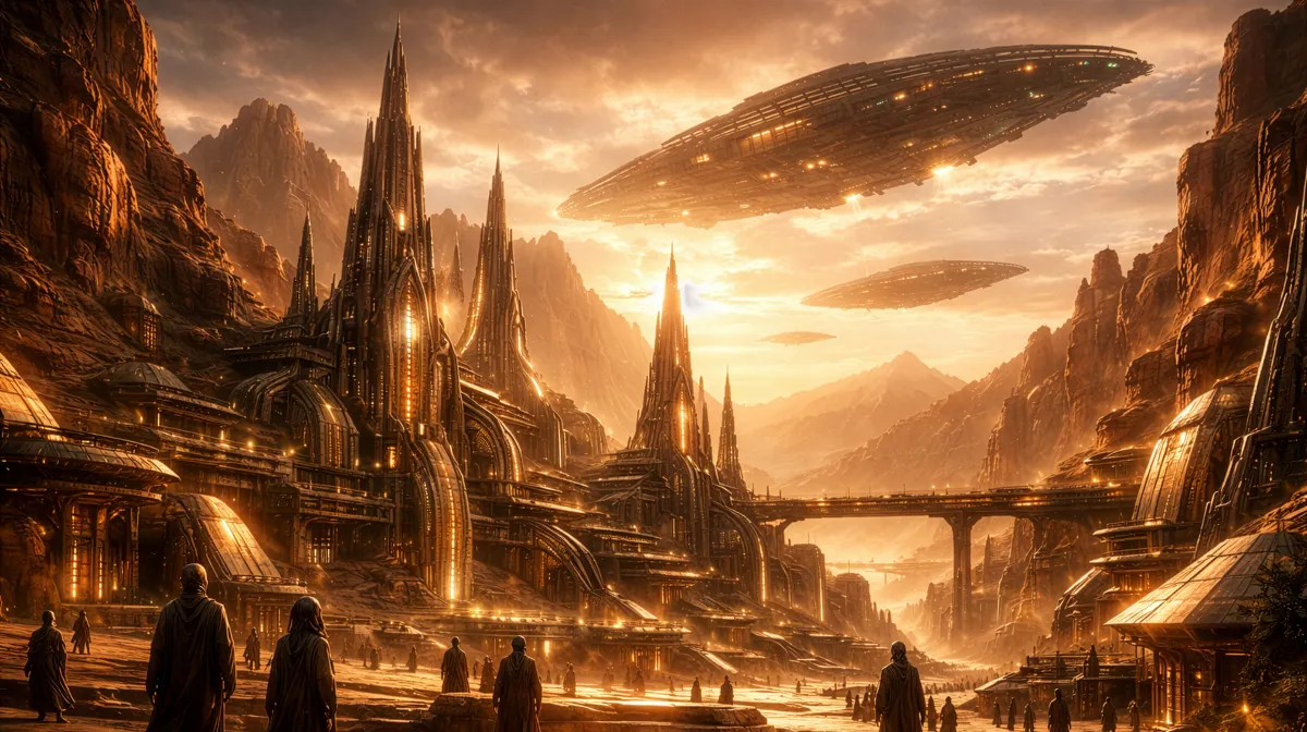 Vulcan Landscape � Sci Fi wallpaper by Dennis R. Ling