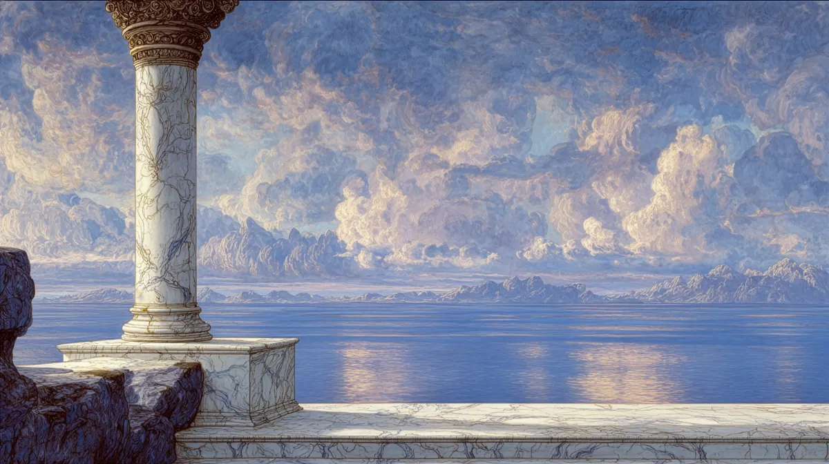 Parrish � Seascape wallpaper by Dennis R. Ling