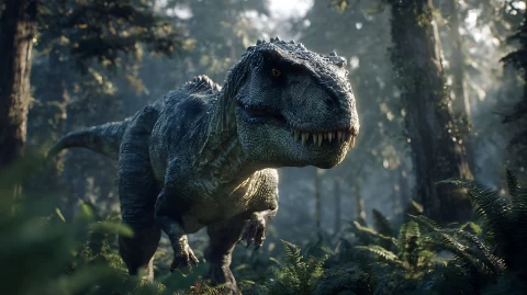 Allosaurus � digital wallpaper by Dennis R. Ling