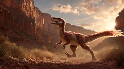 Utahraptor � digital wallpaper by Dennis R. Ling