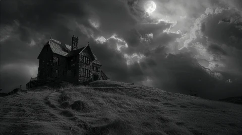 Bate's House � digital wallpaper by Dennis R. Ling