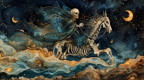 Death Rider � digital wallpaper by Dennis R. Ling