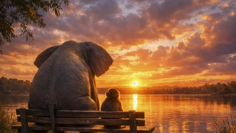 Friends � digital wallpaper by Dennis R. Ling