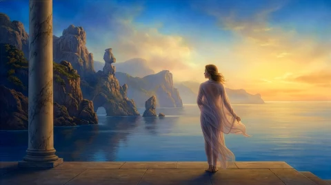 Maiden � digital wallpaper by Dennis R. Ling