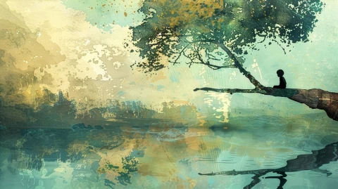 Serenity � digital wallpaper by Dennis R. Ling