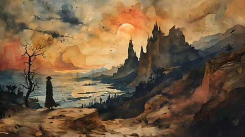 The Watcher � digital wallpaper by Dennis R. Ling