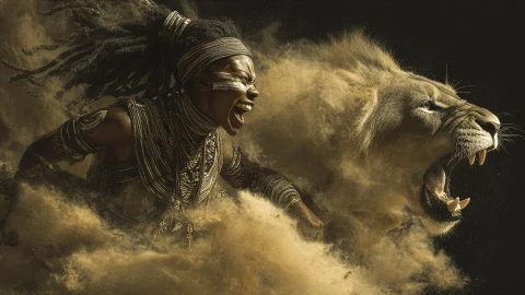 Warrior Prince � digital wallpaper by Dennis R. Ling