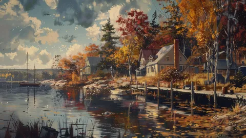 Maine � digital wallpaper by Dennis R. Ling