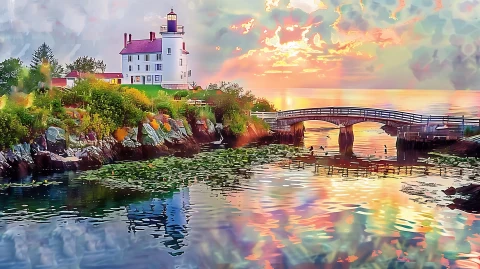 Monet � digital wallpaper by Dennis R. Ling