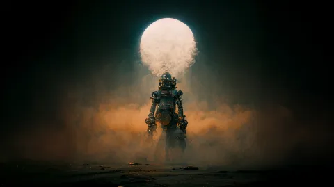 Cyborg4 – digital wallpaper by Dennis R. Ling