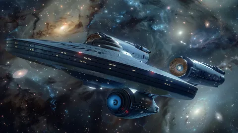 Enterprise A – digital wallpaper by Dennis R. Ling