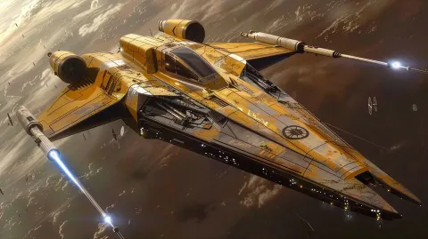 Starfighter – digital wallpaper by Dennis R. Ling