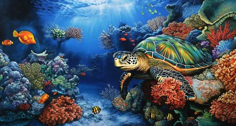 Underwater4 � digital wallpaper by Dennis R. Ling