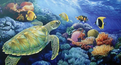 Underwater5 � digital wallpaper by Dennis R. Ling