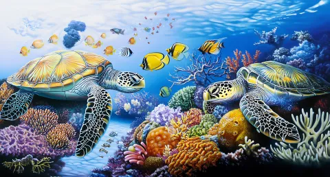 Underwater6 � digital wallpaper by Dennis R. Ling