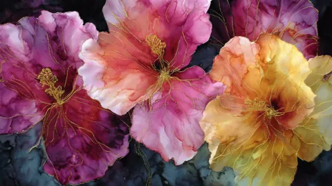 Still Life Batik � digital wallpaper by Dennis R. Ling
