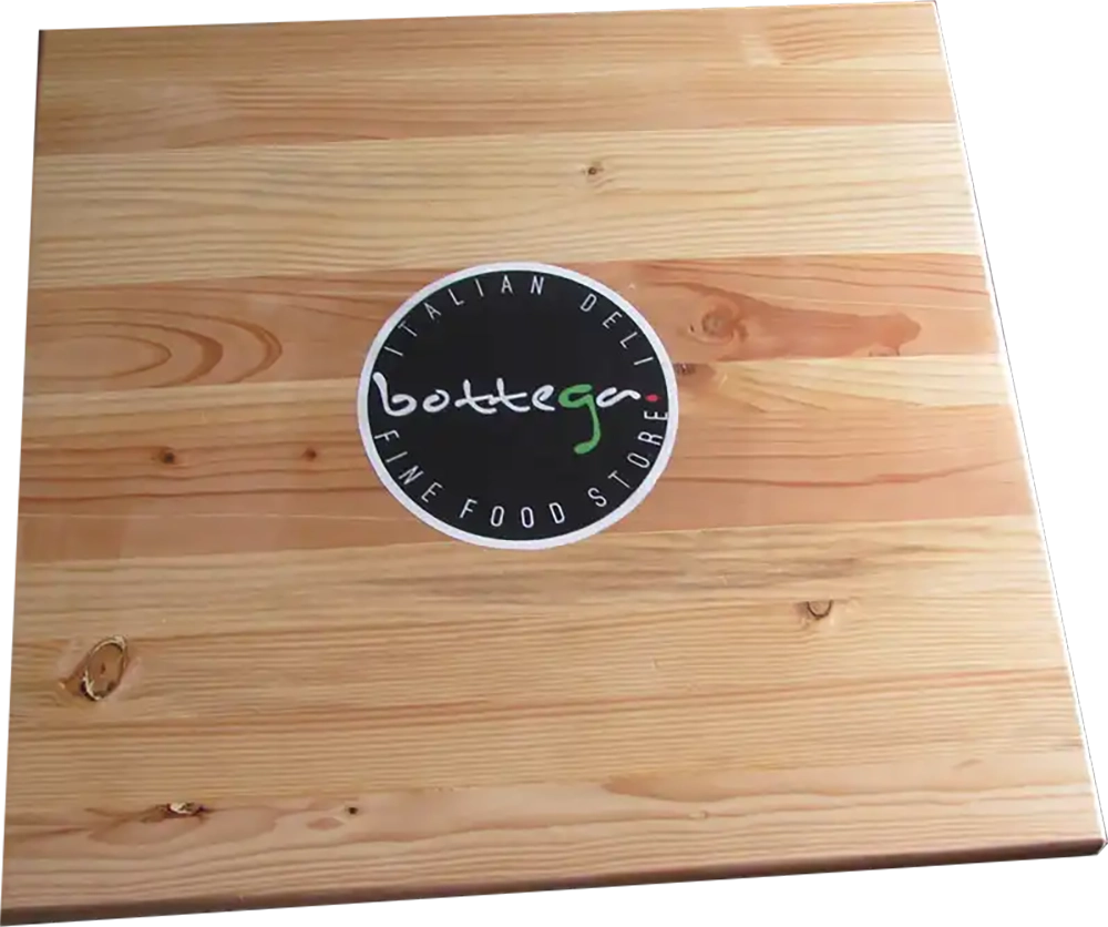 Hand-crafted table top by Dennis R. Ling